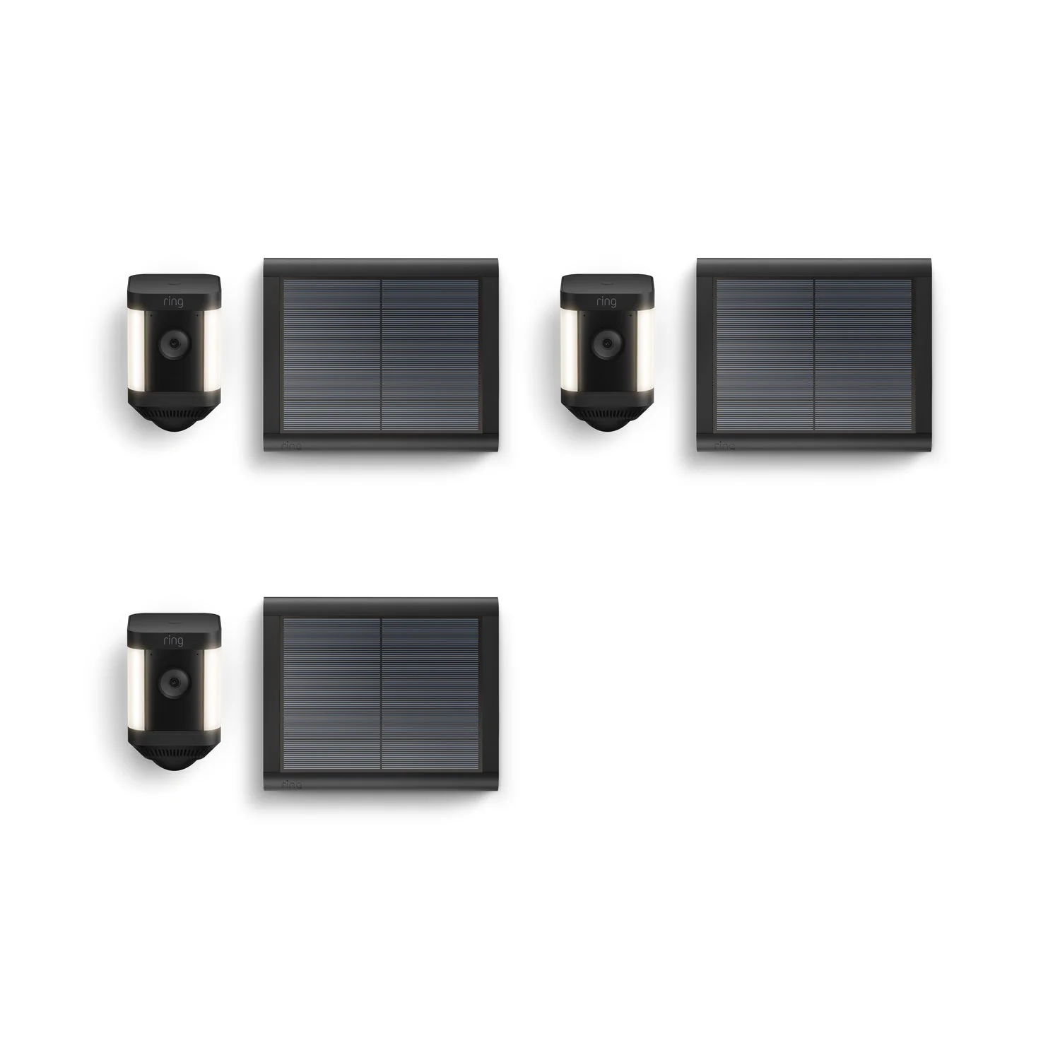 3er-Set Spotlight Kamera Plus Solar (Spotlight Cam Plus) - Image 2