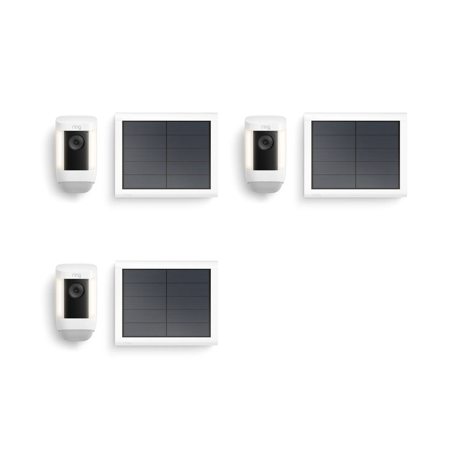 3er-Set Spotlight Kamera Pro Solar (Spotlight Cam Pro)