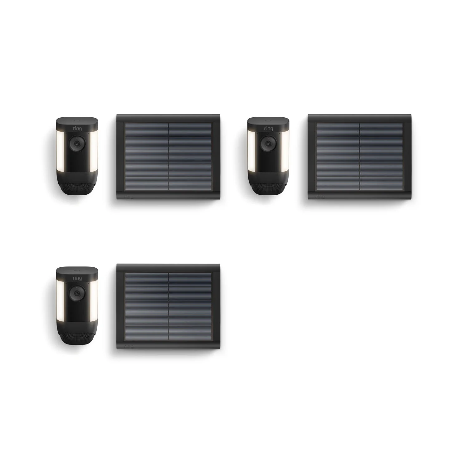 3er-Set Spotlight Kamera Pro Solar (Spotlight Cam Pro) - Image 2